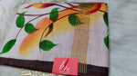 Chanderi hand paint silk (March 4 Live)