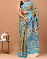 120 count mul cotton with blouse(Jaipur factory sale)