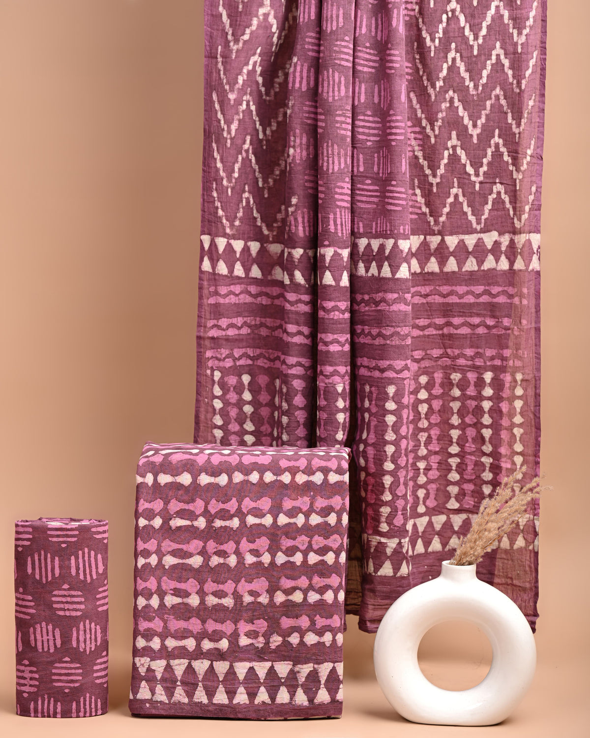 Block printed 3 pc Suit sets (mul cotton) - jaipur factory sale