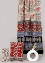 Block printed 3 pc Suit sets (mul cotton) - jaipur factory sale