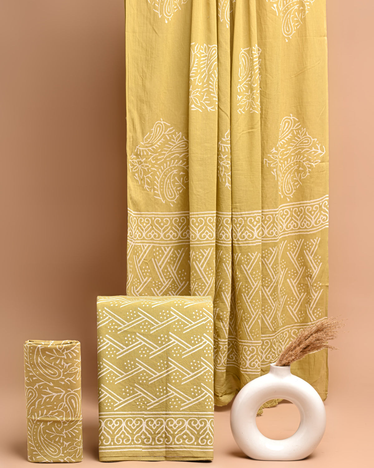 Block printed 3 pc Suit sets (mul cotton) - jaipur factory sale