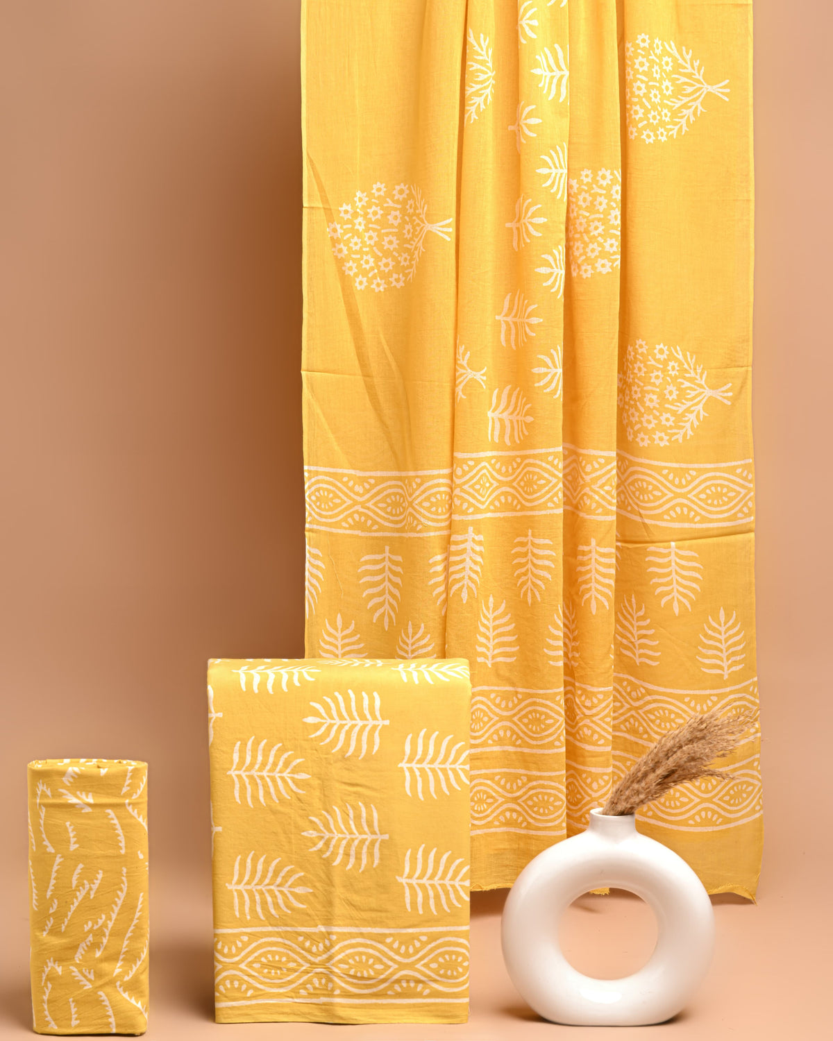 Block printed 3 pc Suit sets (mul cotton) - jaipur factory sale