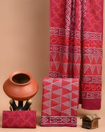 Block printed 3 pc Suit sets (mul cotton) - jaipur factory sale