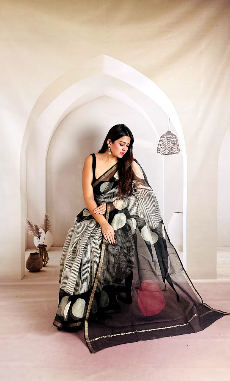 Handblock kota sarees