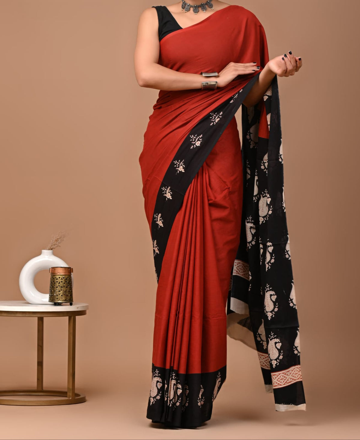 120 count mul cotton with blouse(Jaipur factory sale)