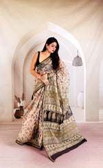 Handblock kota sarees