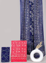 Block printed 3 pc Suit sets (mul cotton) - jaipur factory sale
