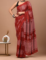 120 count mul cotton with blouse(Jaipur factory sale)
