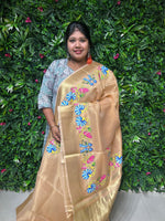 Tanjore paint saree