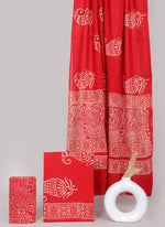 Block printed 3 pc Suit sets (mul cotton) - jaipur factory sale