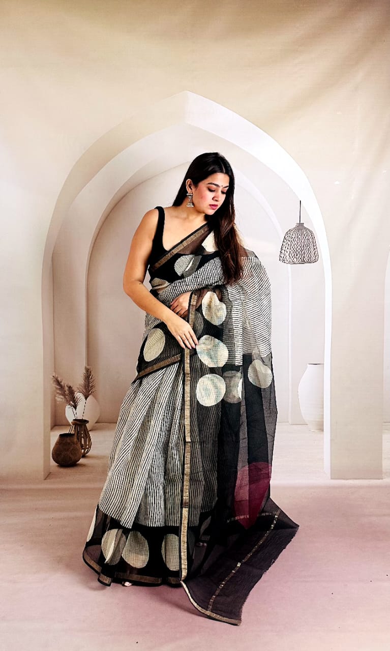 Handblock kota sarees