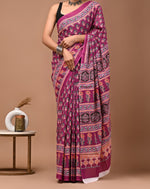120 count mul cotton with blouse(Jaipur factory sale)