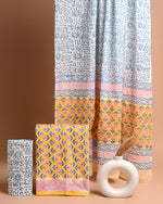 Block printed 3 pc Suit sets (mul cotton) - jaipur factory sale