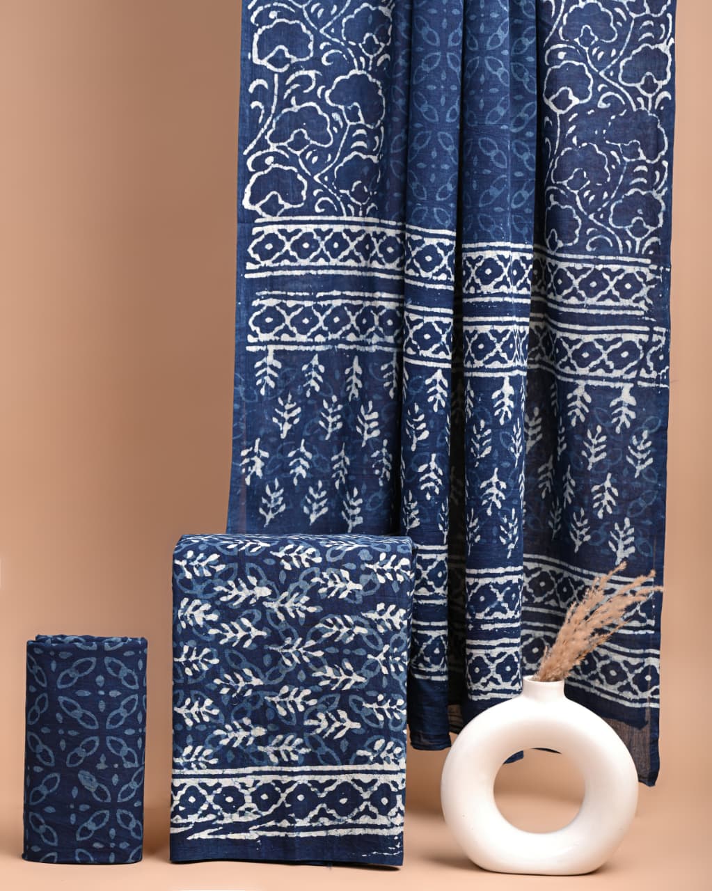 Block printed 3 pc Suit sets (mul cotton) - jaipur factory sale
