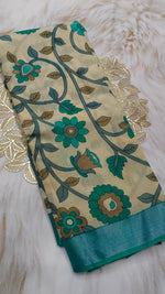 Linen kalamkari silk (March 4 Live)
