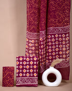 Block printed 3 pc Suit sets (mul cotton) - jaipur factory sale