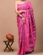 120 count mul cotton with blouse(Jaipur factory sale)