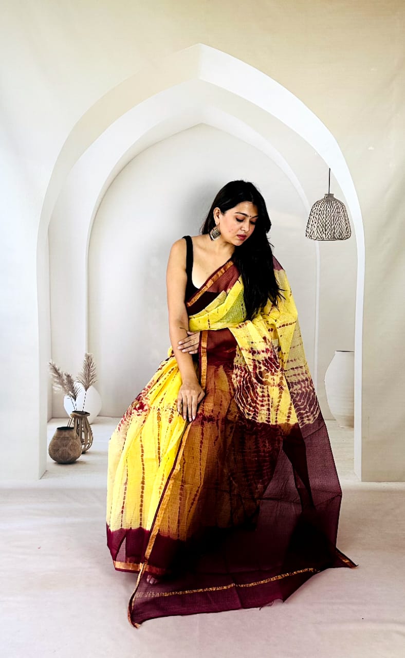 Handblock kota sarees