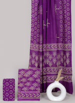 Block printed 3 pc Suit sets (mul cotton) - jaipur factory sale