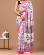 120 count mul cotton with blouse(Jaipur factory sale)