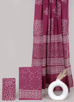 Block printed 3 pc Suit sets (mul cotton) - jaipur factory sale