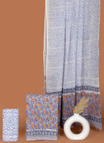 Block printed 3 pc Suit sets (mul cotton) - jaipur factory sale