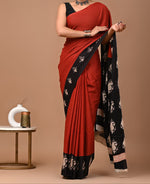 120 count mul cotton with blouse(Jaipur factory sale)