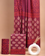Block printed 3 pc Suit sets (mul cotton) - jaipur factory sale